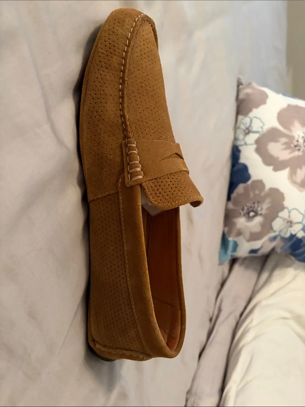 Men’s Flag Ltd. Suede Penny Loafers - Tan (size 11.5)
